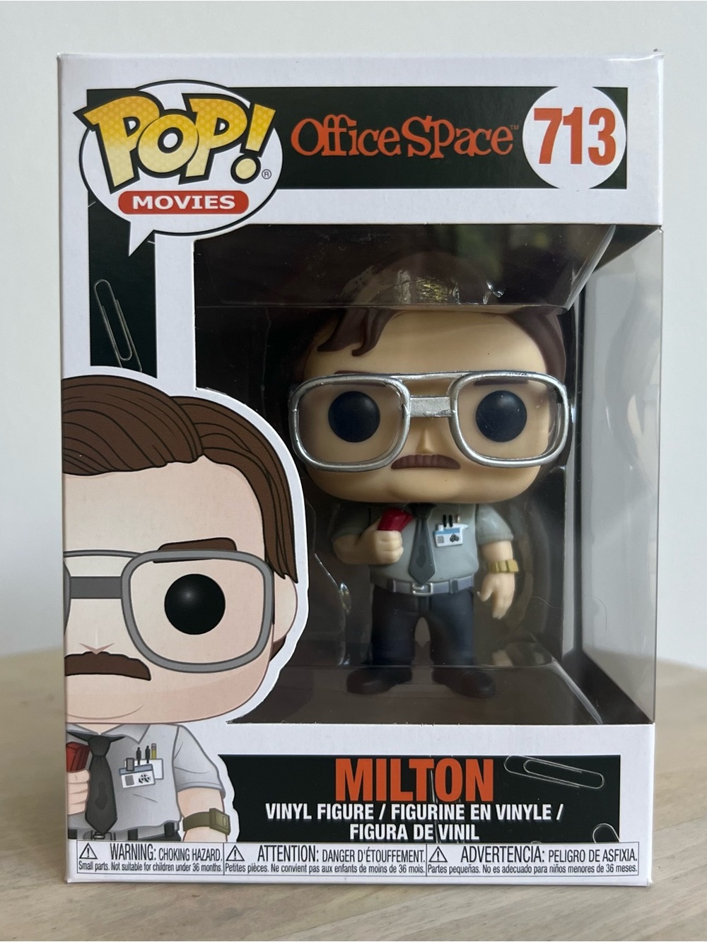 Funko POP! Movies: Office Space Milton #713 NEW In Box Vinyl Collectible Figure